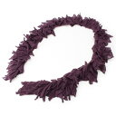 【楽天スーパーSALE対象商品】イッセイミヤケ ハート ISSEY MIYAKE Haat モヘヤ ウール 変形 マフラー ストール HA43AD156 ボルドー パープル【中古】【正規品保証】(4)