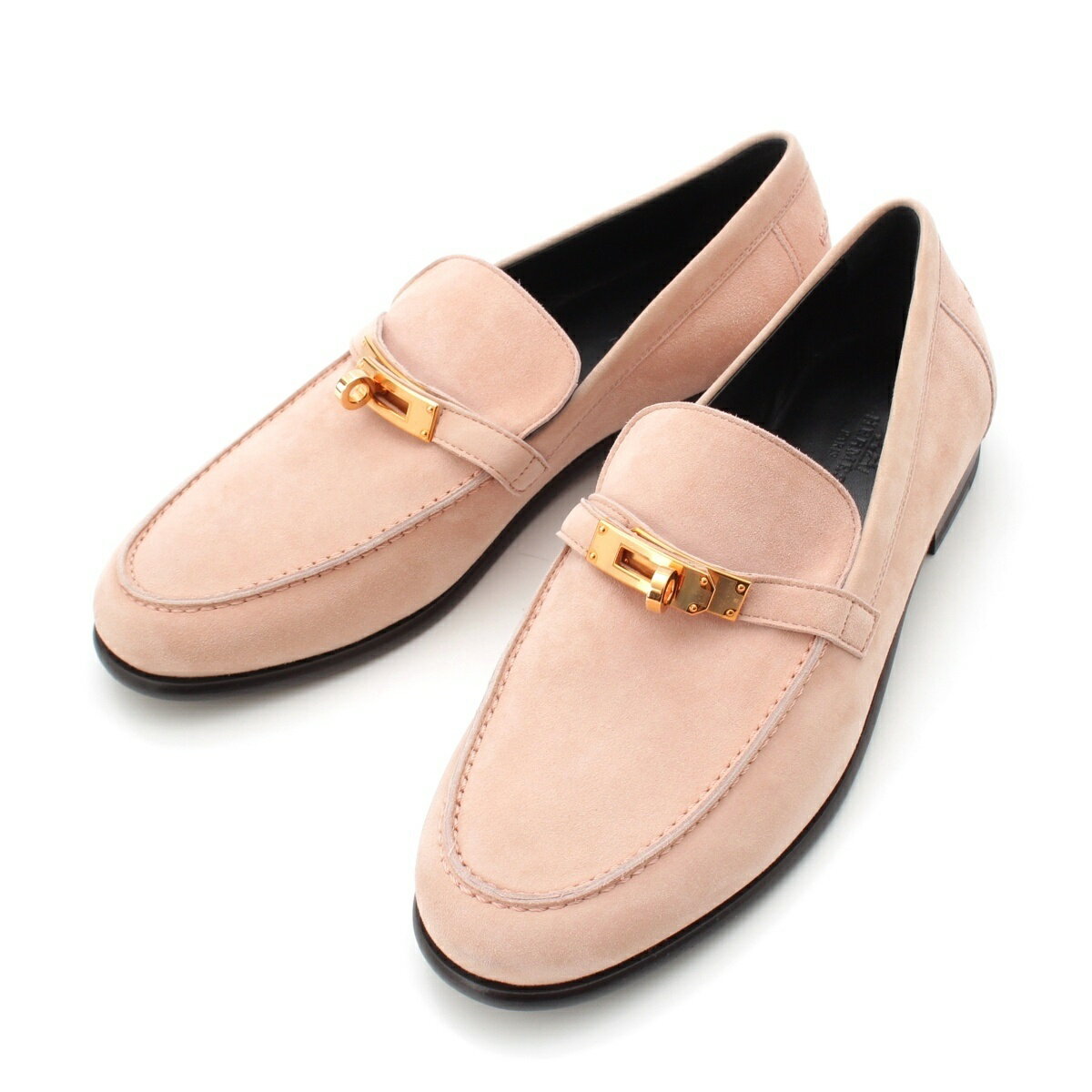 お洒落な足元♪【HERMES】ピンク スエード パリ ローファー 楽天市場】エルメス(カラーピンク)(ローファー|レディース靴