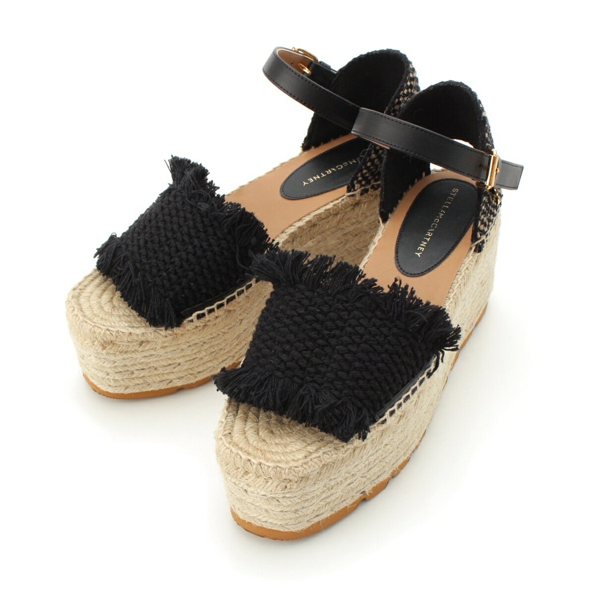ステラマッカートニー Stella McCartney 25SS ガイア プラットフォーム エスパドリーユ ウェッジ サン..