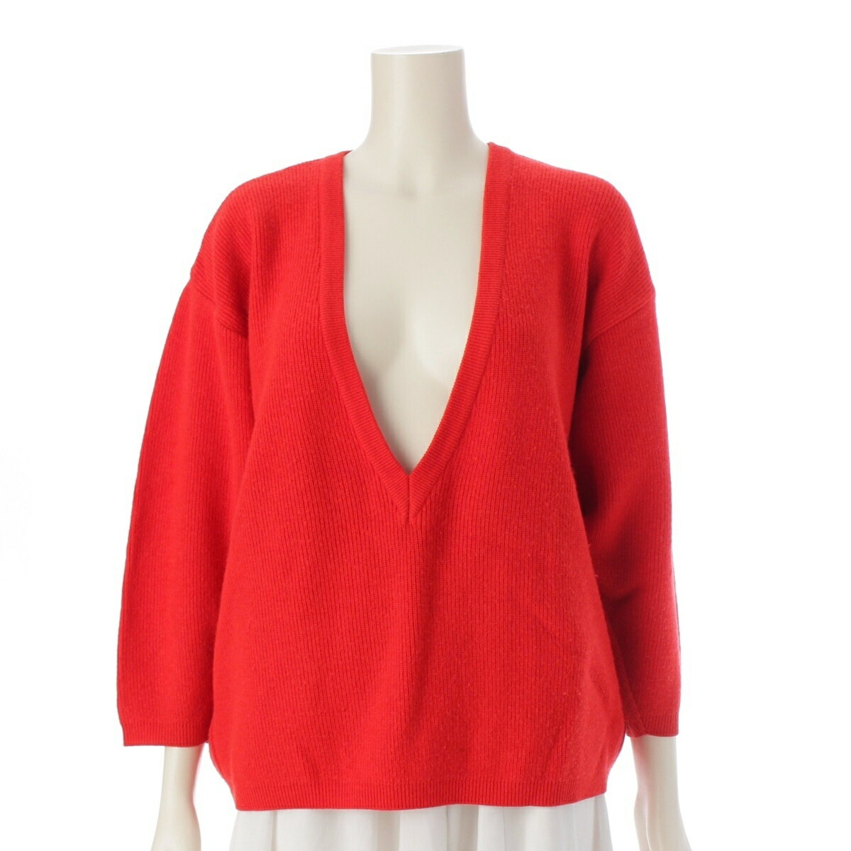 イッセイミヤケ ISSEY MIYAKE 80s ウール アクリル 筆タグ ドルマンスリーブ Vネック ニット セーター ..