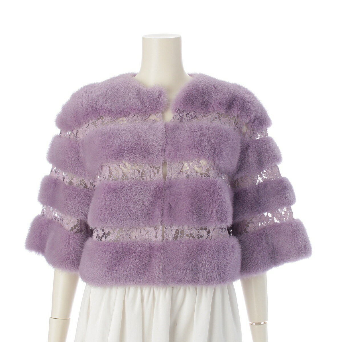 楽天市場】ミンク（カラーパープル）（コート・ジャケット｜レディース