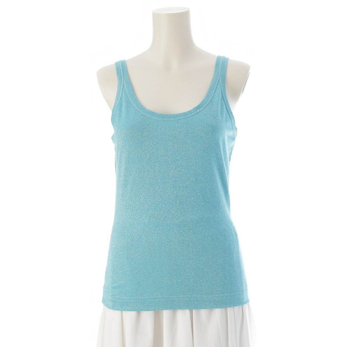 ドルチェアンドガッバーナ DOLCE&GABBANA ラメ グリッター ノースリーブ タンクトップ  ...