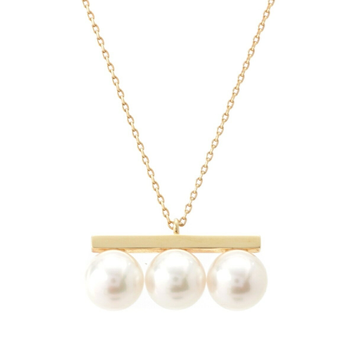 タサキ TASAKI 750 バランス ネオ パール ネックレス ジュエリー ゴールド 7.6g【中古】【正規品保証】のサムネイル