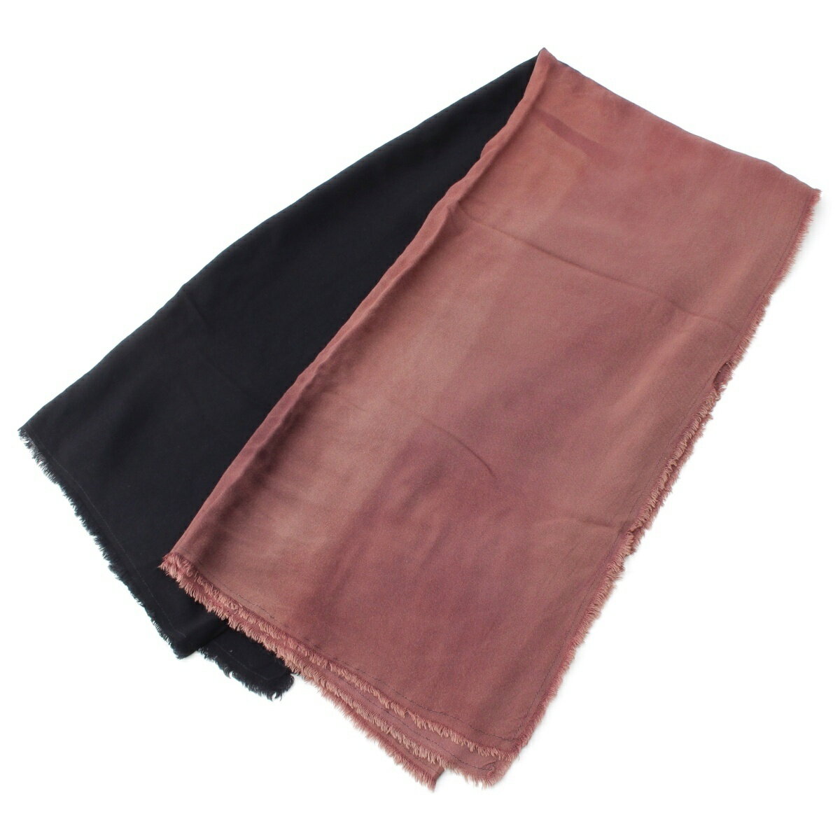 コムデギャルソン COMME des GARCONS 93AW AD1993 レーヨン 脱色 ブリーチ 大判 ストール GK-044010 ブラック ブラウン【中古】【正規品保証】