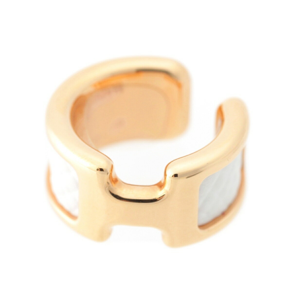 エルメス HERMES オランプPM イヤーカフ アクセサリー ホワイト ゴールド【中古】【正規品保証】