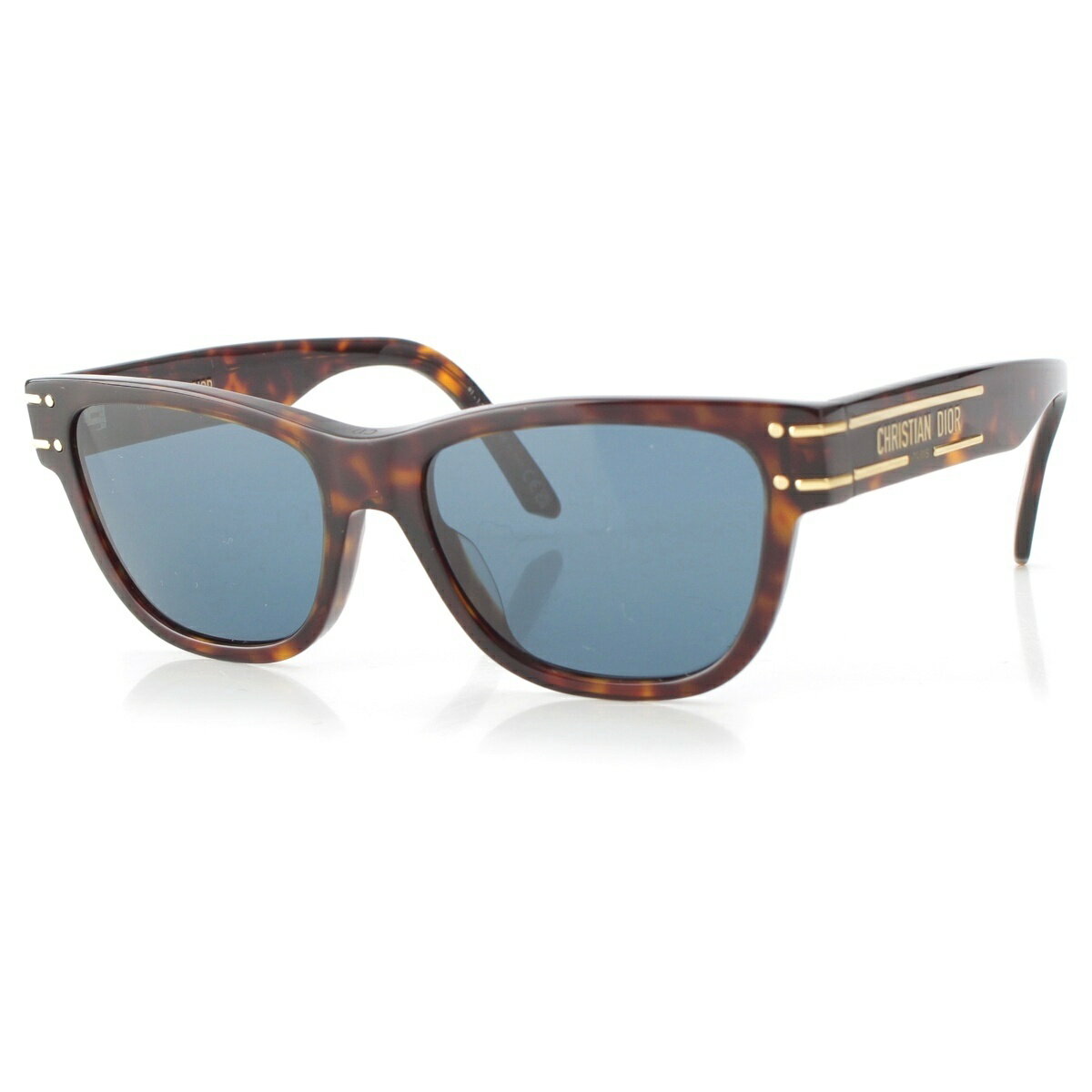 クリスチャンディオール Christian Dior DiorSignature S6U サイドロゴ サングラス アイウェア ブラウン【中古】【正規品保証】