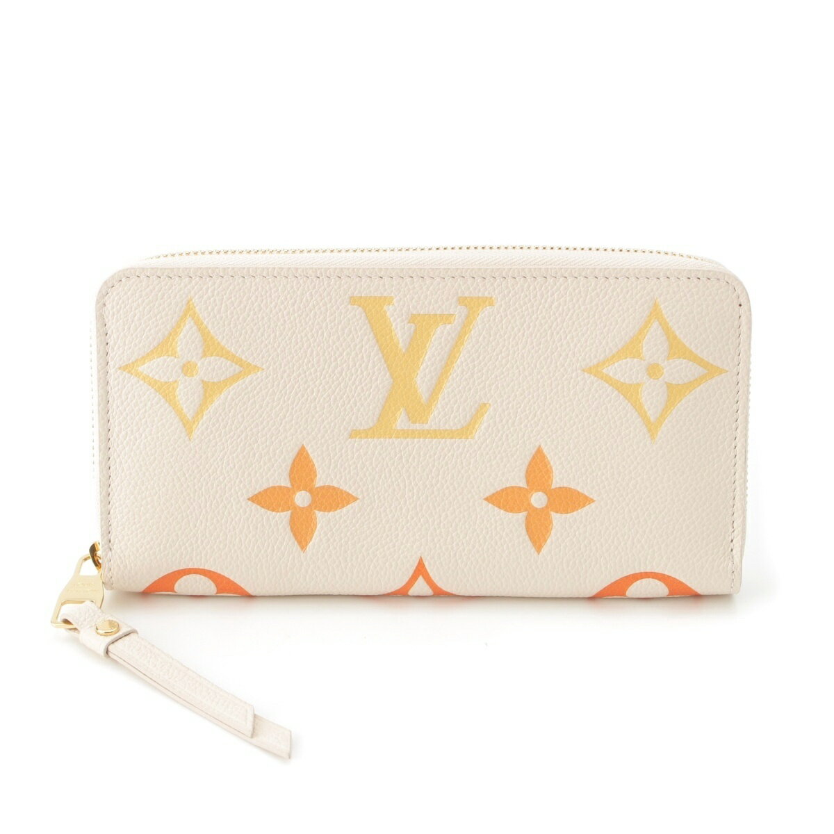 乐天商城 - ルイヴィトン LOUIS VUITTON LV グラディエント アンプラント ラウンドファスナー ジッピーウォレット 長財布 M82206 ホワイト【中古】【正規品保証】