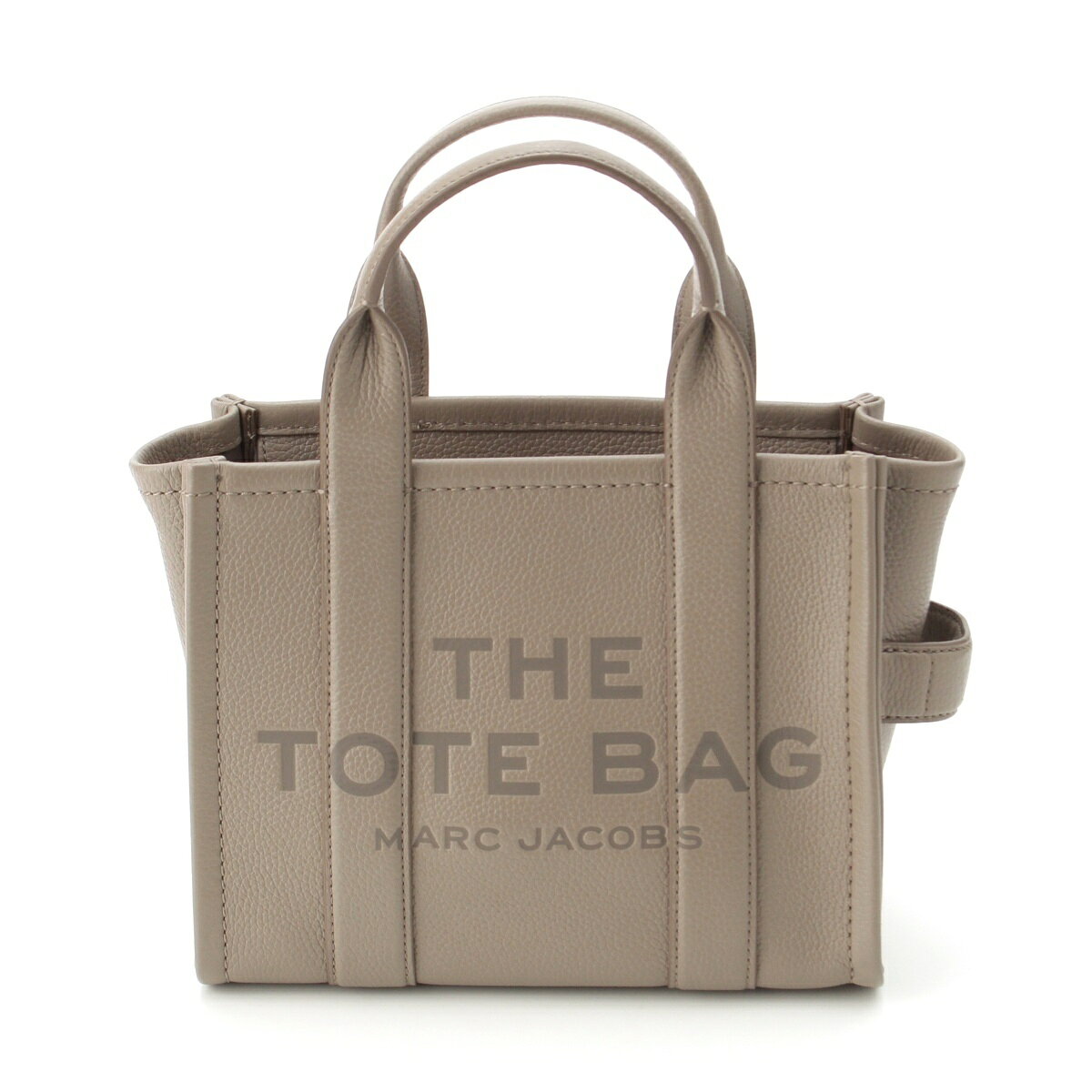 MARC JACOBS - マークジェイコブス MARC JACOBS THE TOTE BAG レザー 2WAY ショルダー ハンドバッグ グレー【中古】【正規品保証】