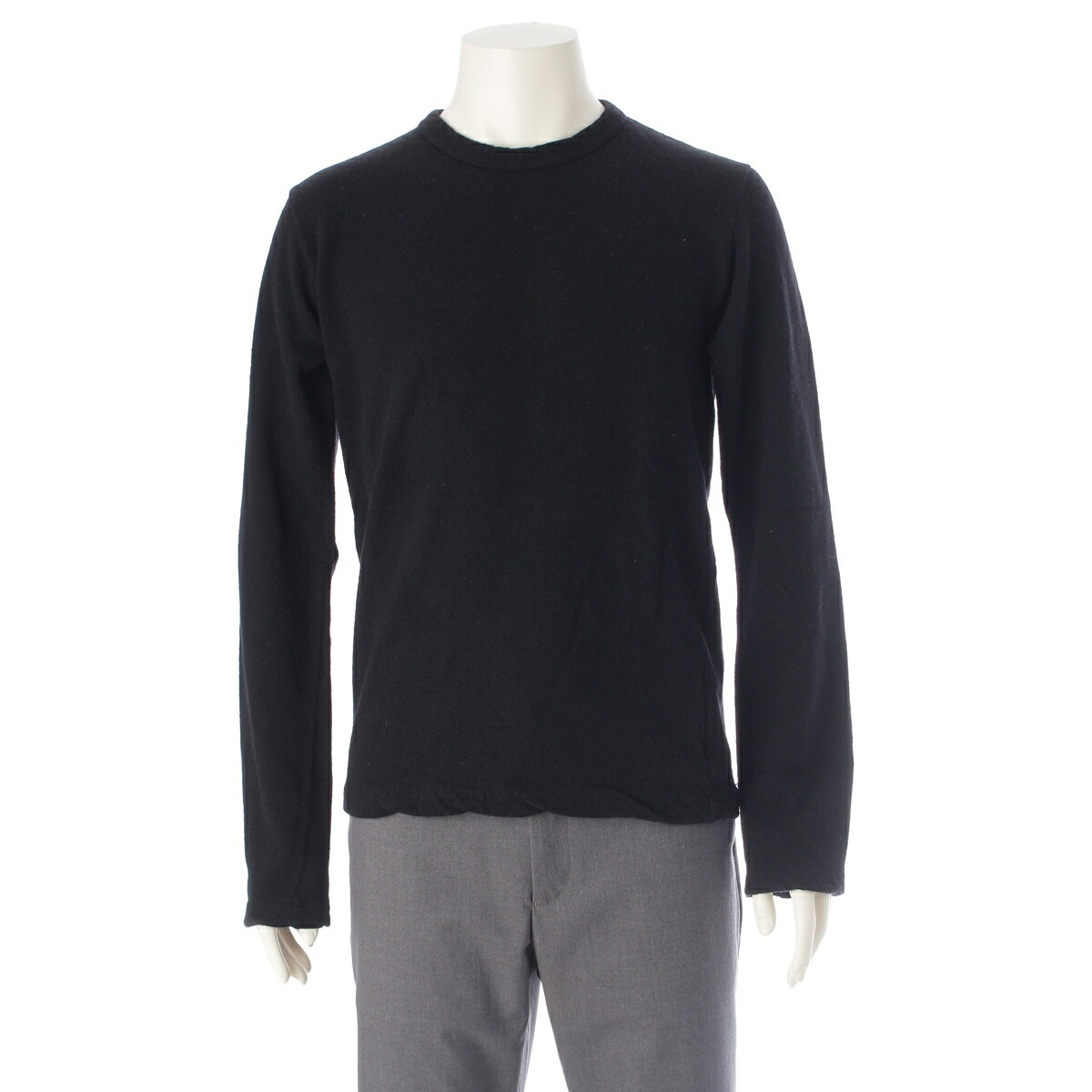 乐天商城 - コムデギャルソンオムプリュス COMME des GARCONS HOMME PLUS AD1990 90AW ウール 大人の不良 アーカイブ クルーネック トップス PT-040320 ブラック【中古】【正規品保証】