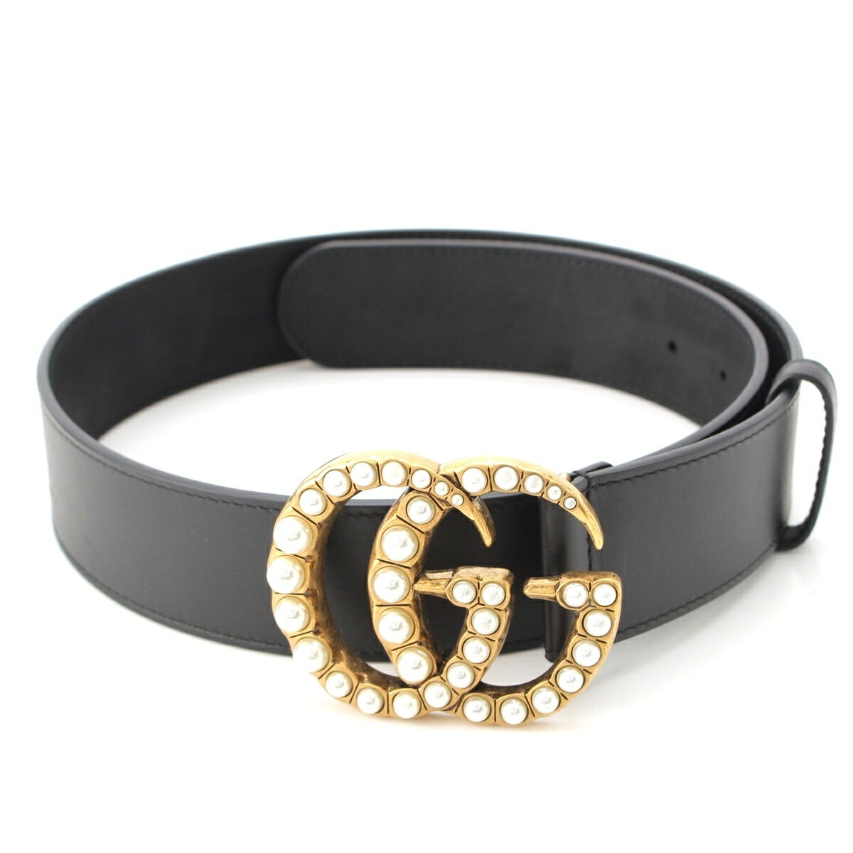 極美品△GUCCI グッチ 525040 GGマーモント GGスプリーム ベルト ベージュ ブラック 80 32 保存袋付き イタリア製 レディース 楽天市場】GUCCI グッチ マーモント GGロゴ ブラック 黒 シルバー金具