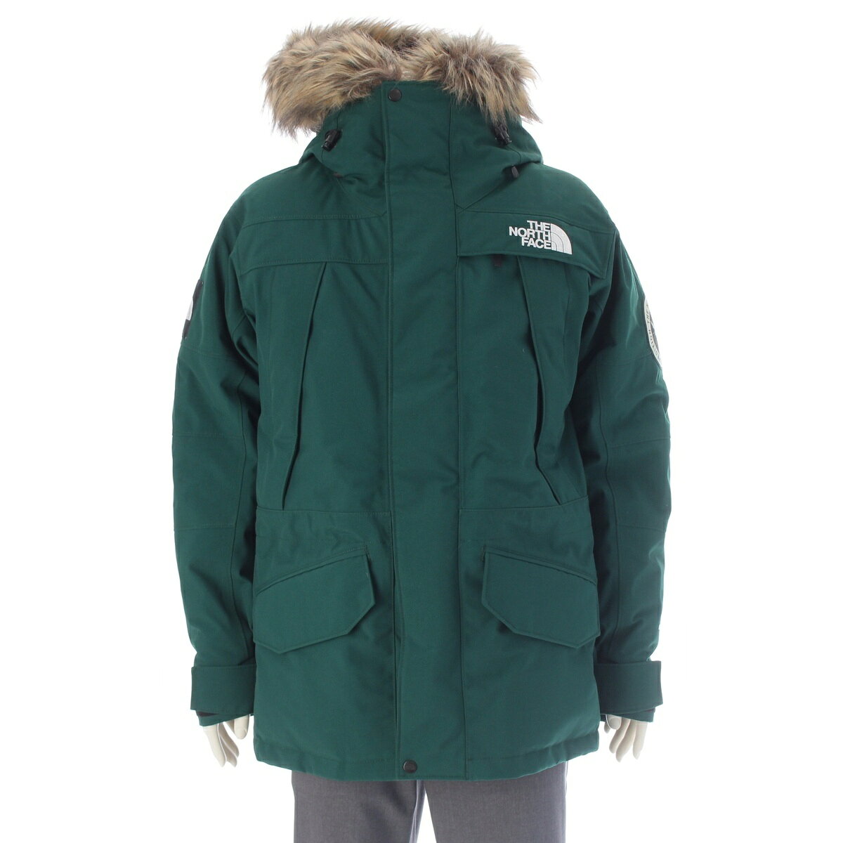 Rakuten - ザ・ノースフェイス THE NORTH FACE ANTARCTICA PARKアンタークティカ パーカ ダウンコート アウター ND91807 グリーン L【中古】【正規品保証】
