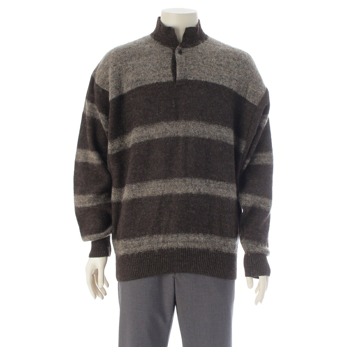 ISSEY MIYAKE イッセイミヤケ 筆タグ ニット ポロシャツ セーター 中古