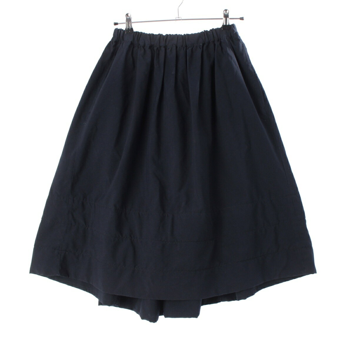 乐天商城 - コムデギャルソン COMME des GARCONS AD2013 ポリ縮絨 ボリューム フレア スカート ボトムス GL-S015 ネイビー XS【中古】【正規品保証】