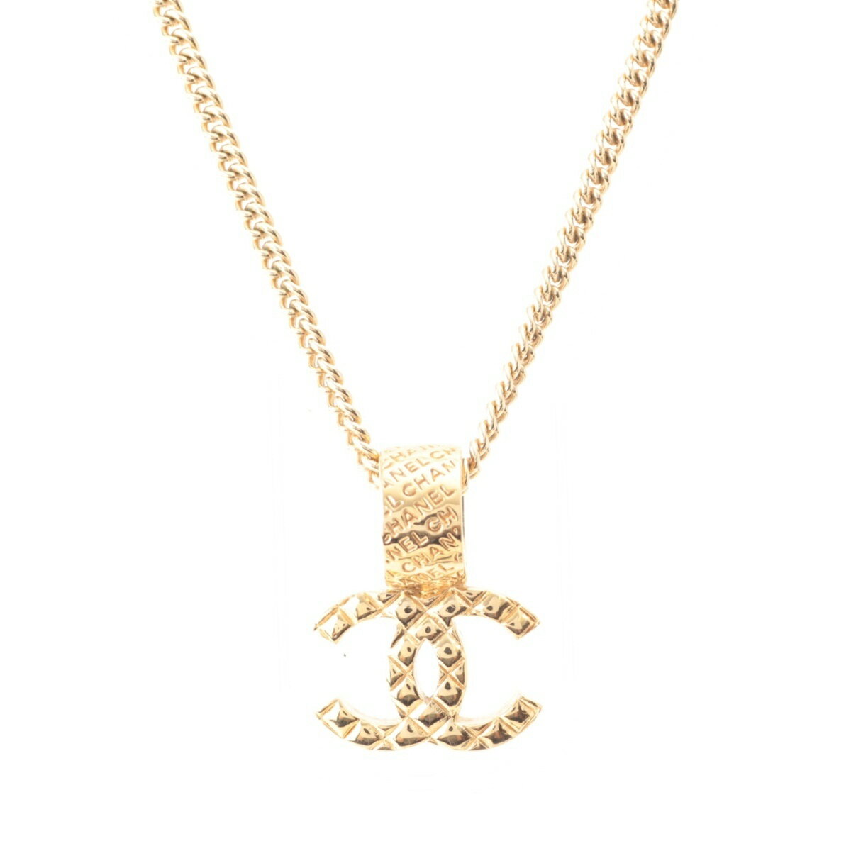 乐天商城 - シャネル CHANEL GP C24P ココマーク ネックレス アクセサリー ゴールド【中古】【正規品保証】