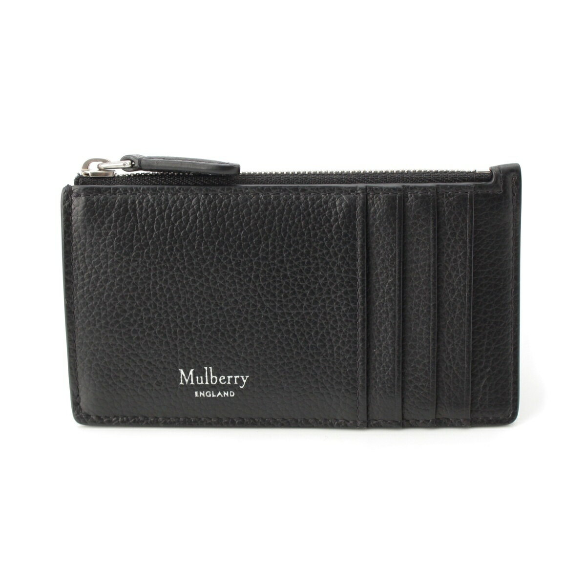 乐天商城 - マルベリー MULBERRY コンチネンタル ジップド ロング カードホルダー コインケース ブラック【中古】【正規品保証】