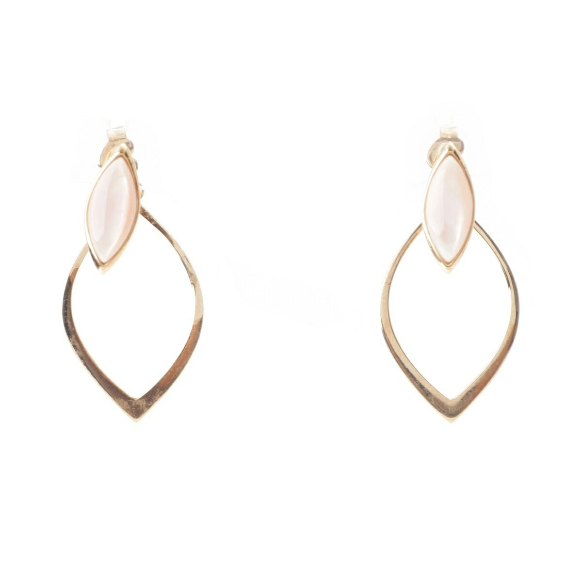 Rakuten - スタージュエリー STAR JEWELRY マザーオブパール ピアス 両耳用 ジュエリー K10 ゴールド ピンク 2.6g【中古】【正規品保証】