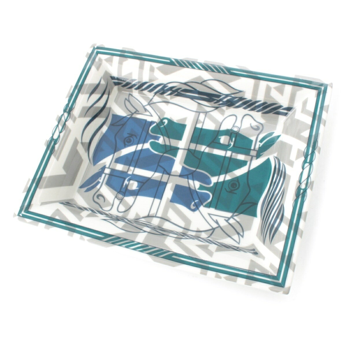 乐天商城 - エルメス HERMES ヴィドポッシュ シュヴァル ドゥ フェット アクセサリートレイ インテリア マルチカラー【中古】【正規品保証】
