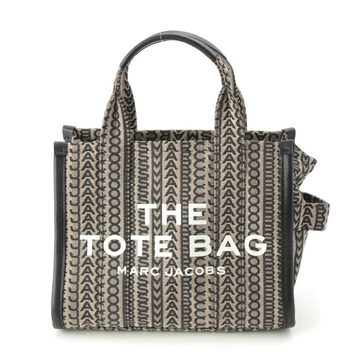 マークジェイコブス MARC JACOBS モノグラム キャンバス 2WAY ショルダー トートバッグ H077M01RE21 ブラウン スモール【中古】【正規品保証】