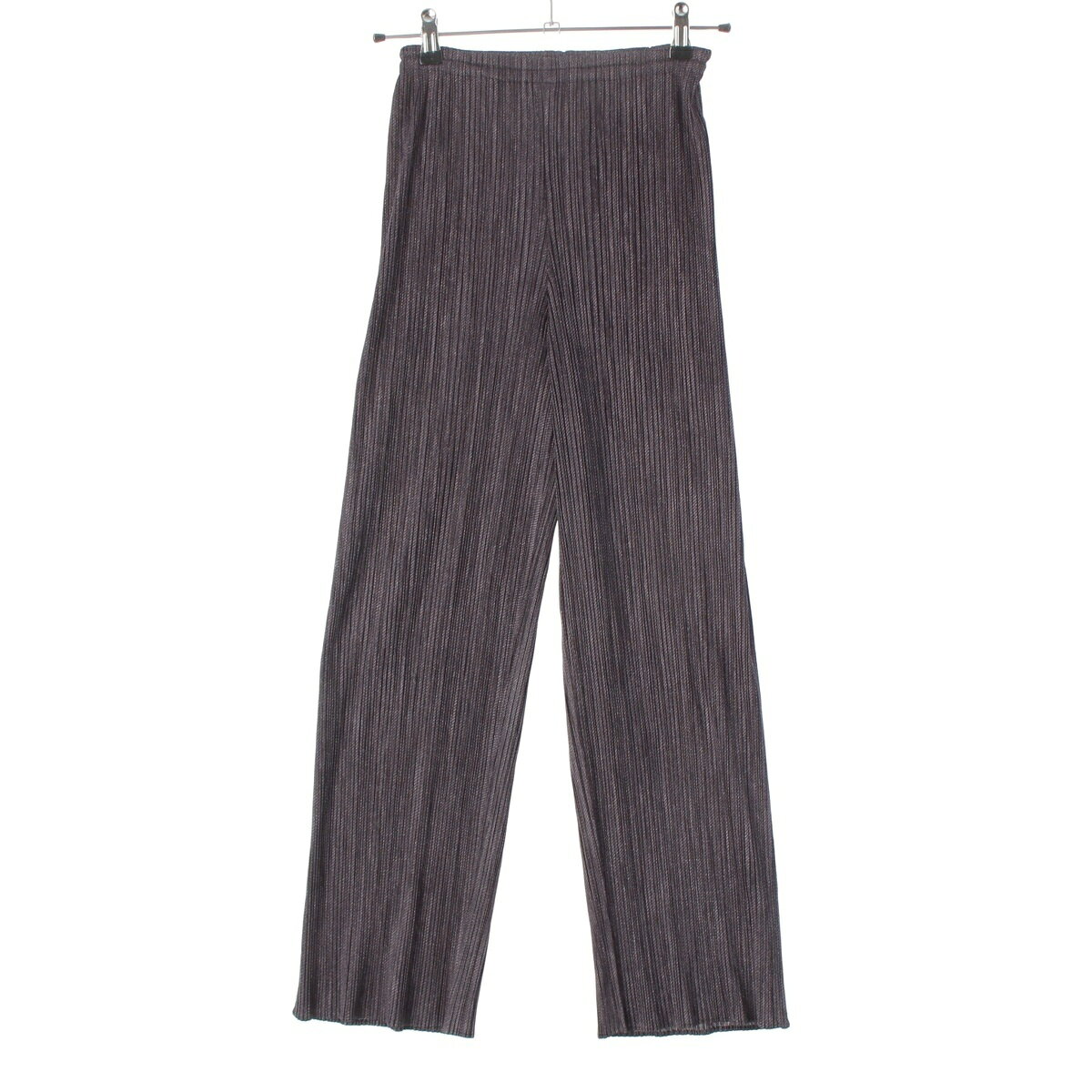 乐天商城 - プリーツプリーズ PLEATS PLEASE ポリエステル パンツ PP54-JF443 グレー 2【中古】【正規品保証】