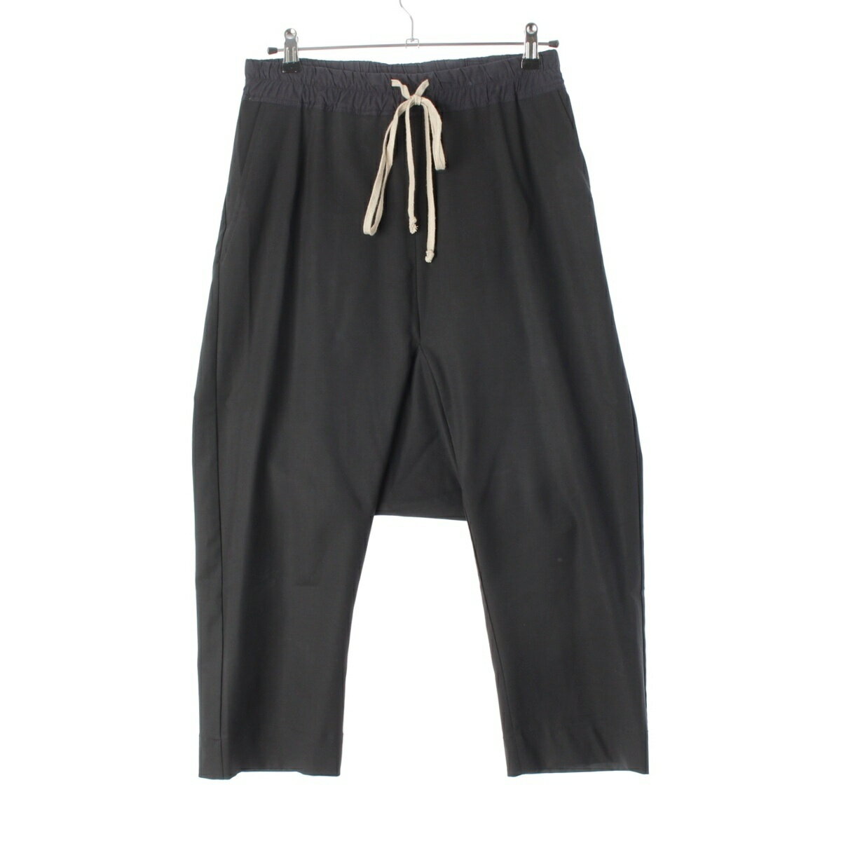 乐天商城 - リックオウエンス Rick Owens 14AW ドローストリング サルエル パンツ ボトムス RP14F6038 ブラック 40【中古】【正規品保証】