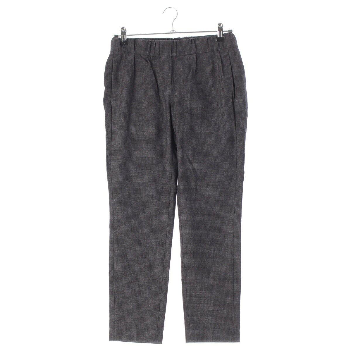 乐天商城 - ブルネロクチネリ Brunello Cucinelli ウール チェック スラックス パンツ ボトムス グレー 38【中古】【正規品保証】