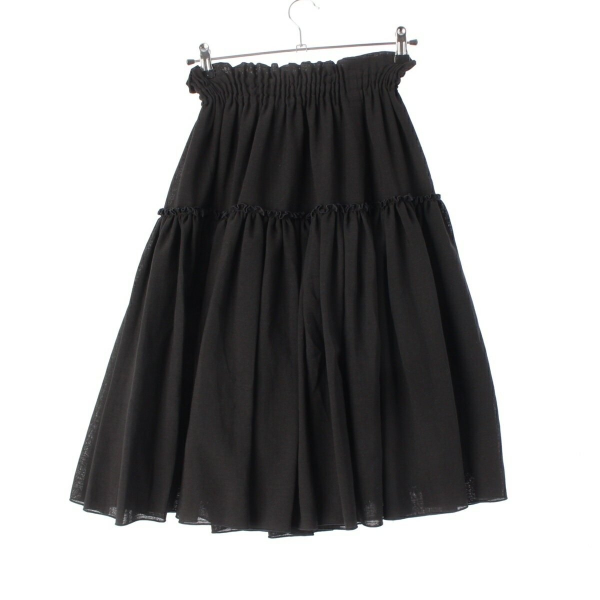 乐天商城 - デイジーリン DAISY LIN 23年 コットン フレア Raku-Raku Swing Skirt スカート ラクラクスウィング 06721 ブラック 38【中古】【正規品保証】