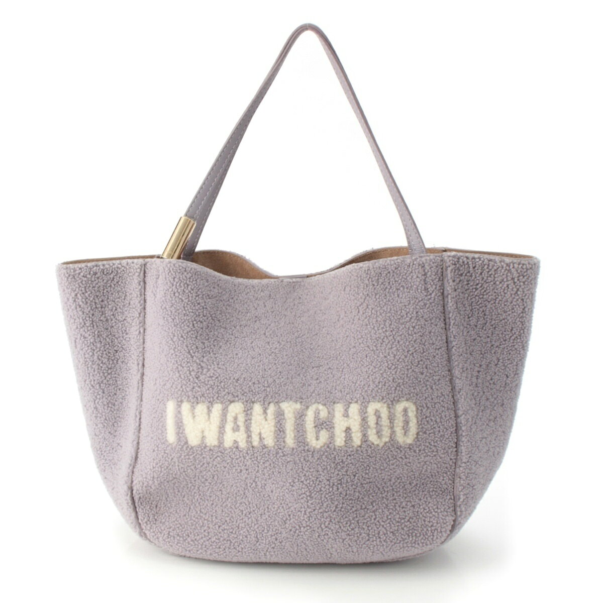 Rakuten - ジミーチュウ JIMMY CHOO ボア IWANTCHOO トートバッグ パープル【中古】【正規品保証】