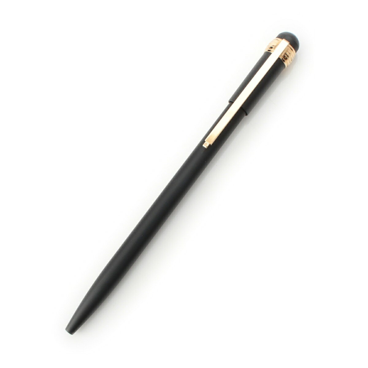 モンブラン MONTBLANC ブラスベースの金属軸 シニアム ノック式　ローラーボールペ...