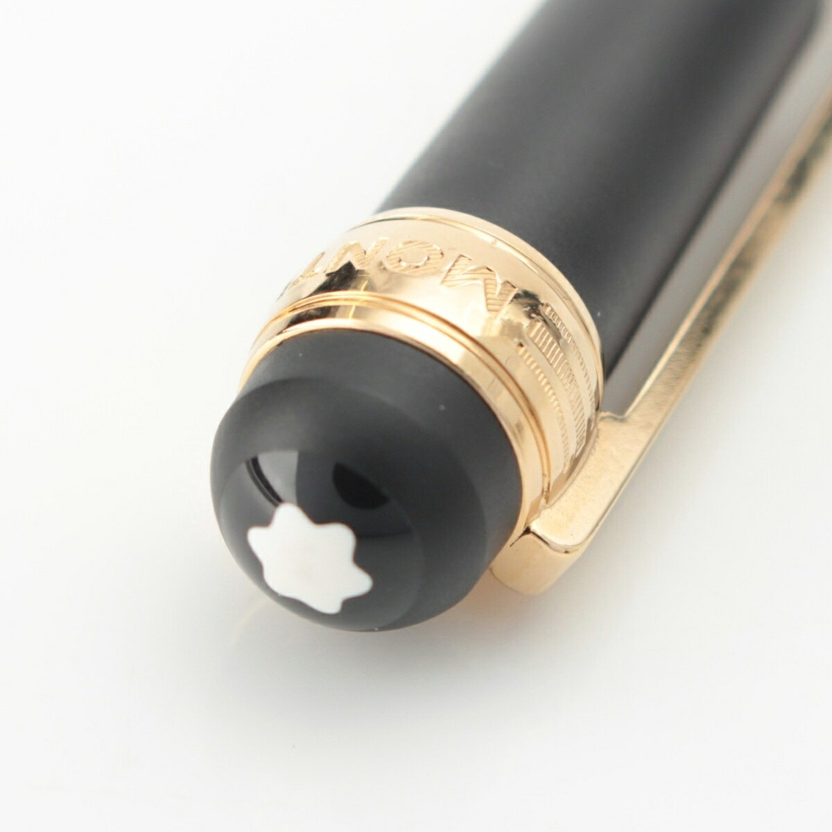 モンブラン MONTBLANC ブラスベースの金属軸 シニアム ノック式　ローラーボールペ...