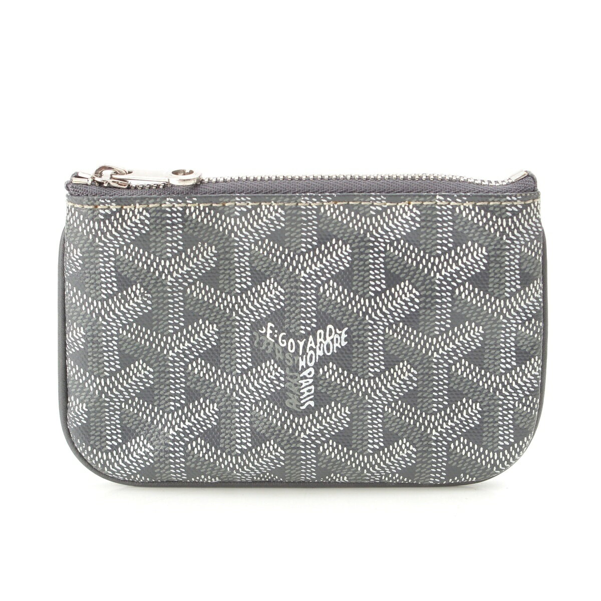 乐天商城 - ゴヤール GOYARD セナ ナノキーチェーン ポーチ グレー【中古】【正規品保証】