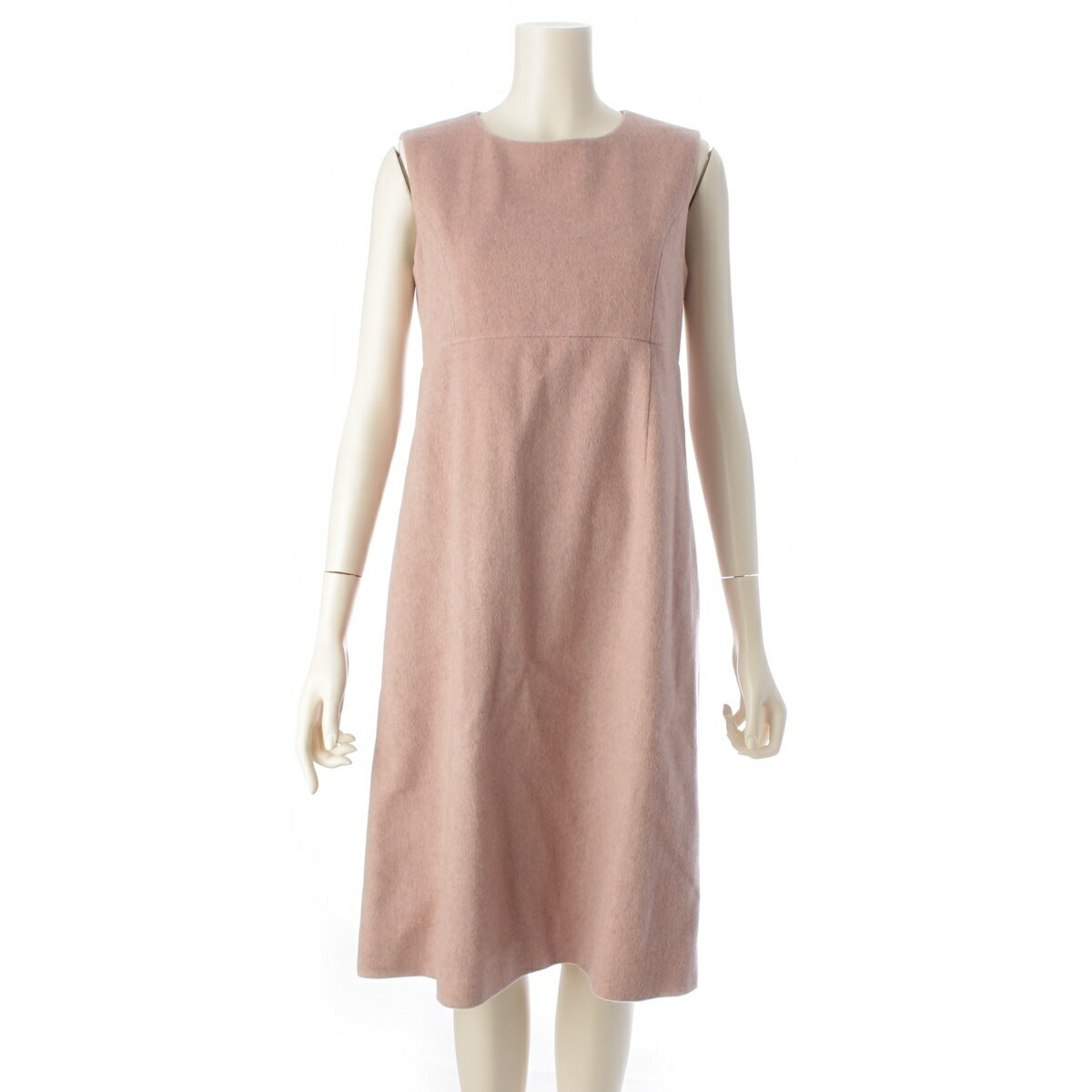 乐天商城 - フォクシー FOXEY CHARLOTTE カシミヤ ノースリーブ ワンピース ドレス 42357 ピンク 38【中古】【正規品保証】