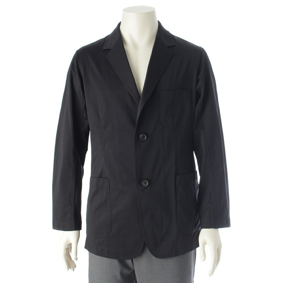 Rakuten - ヨウジヤマモトプールオム Yohji Yamamoto POUR HOMME INDUSTYLE TOKYO ウールジャージー テーラードジャケット HH-J51-901 ブラック【中古】【正規品保証】