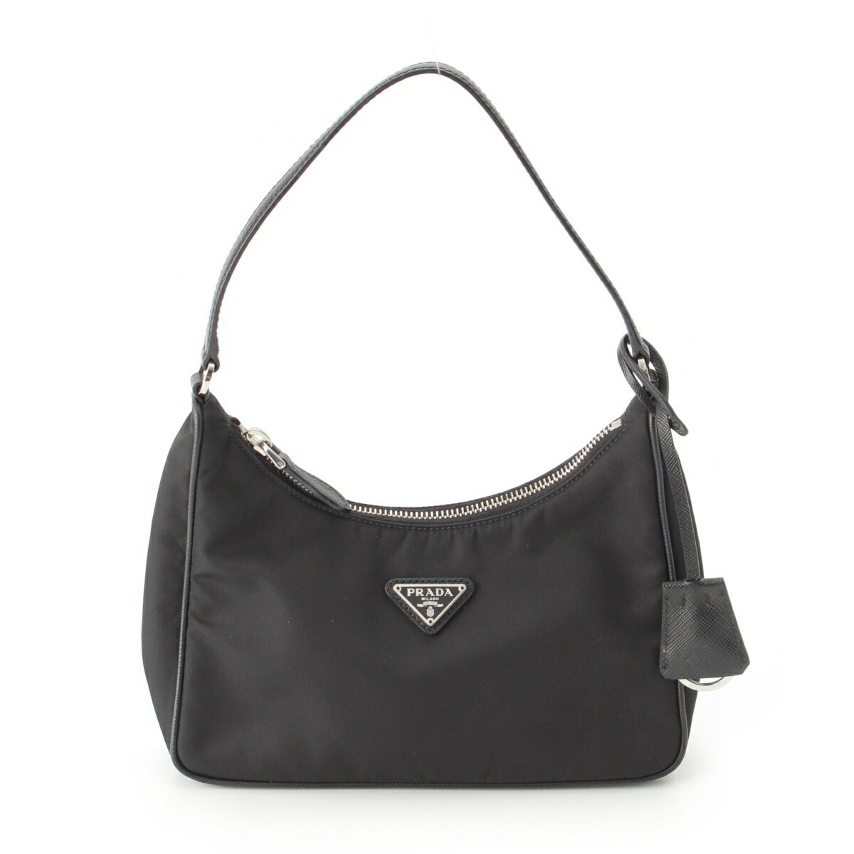 Rakuten - プラダ PRADA 2005 Re-Edition ナイロン×レザー テスート ハンド ショルダーバッグ 1NE204 ブラック【中古】【正規品保証】