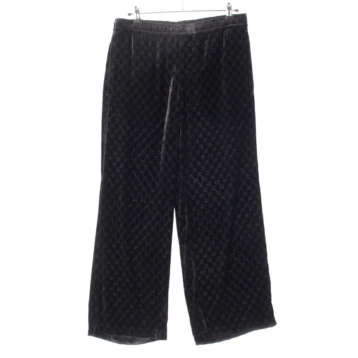 Rakuten - グッチ GUCCI GG ベルベッド 総柄 トラックパンツ イージー パンツ ボトムス 864615 ブラック M【中古】【正規品保証】