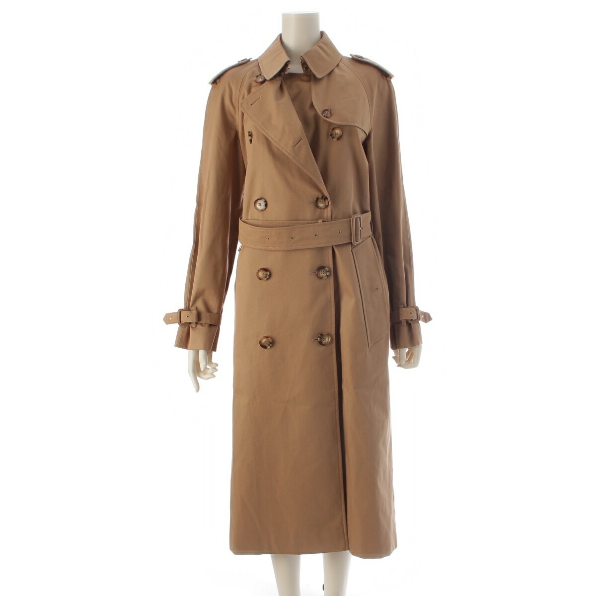 Rakuten - バーバリー ロンドン Burberry London コットン トレンチコート ベージュ 38【中古】【正規品保証】