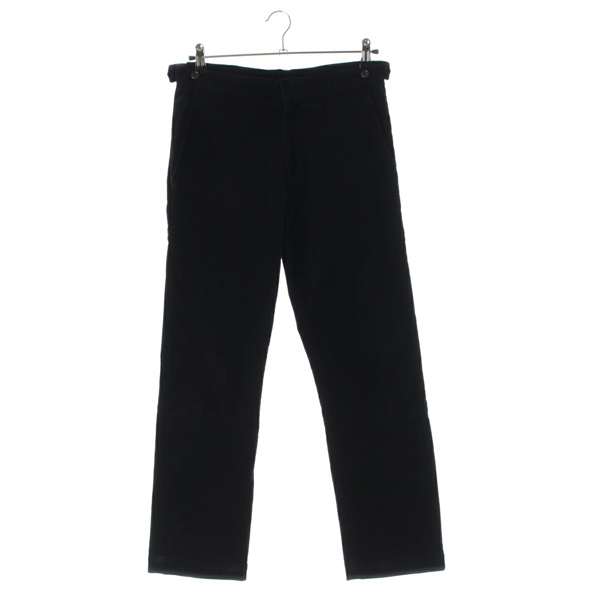 Rakuten - コムデギャルソンオムプリュス COMME des GARCONS HOMME PLUS AD2000 コーデュロイ ストレート パンツ ボトムス PP-04060S ブラック S【中古】【正規品保証】