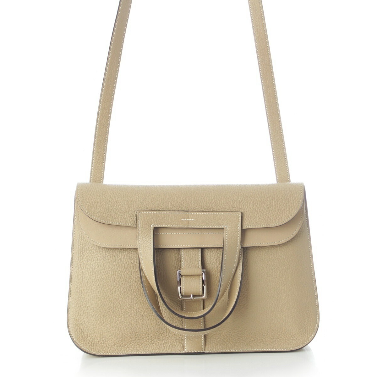 Rakuten - エルメス HERMES アルザン31 トリヨンクレマンス シルバー金具 2WAY ショルダー ハンドバッグ A刻 トレンチ【中古】【正規品保証】