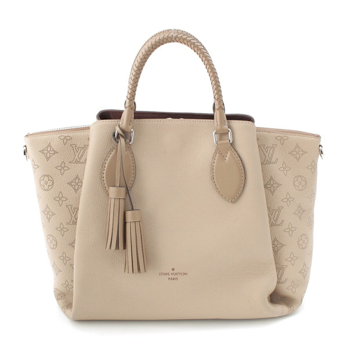Rakuten - ルイヴィトン LOUIS VUITTON マヒナ オメア レザー ショルダー ハンドバッグ M55031 ベージュ【中古】【正規品保証】