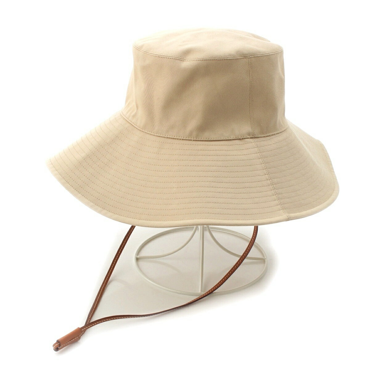 樂天商城 - エルメス HERMES セリエ ブッシュ ハット ベージュ 57【中古】【正規品保証】