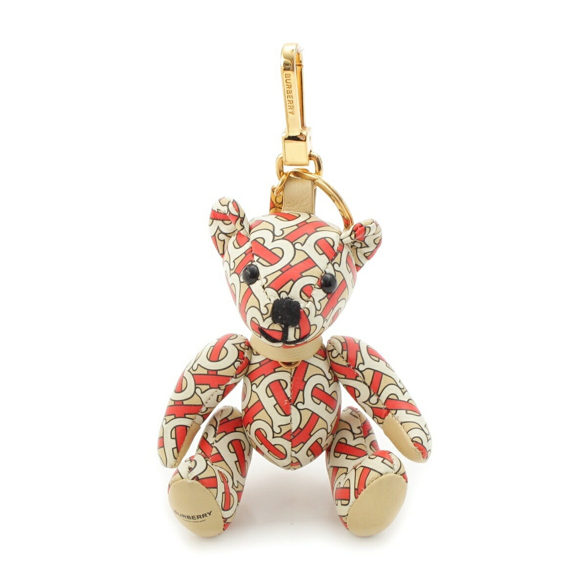 乐天商城 - バーバリー BURBERRY トーマスベアー 熊 チャーム レッド【中古】【正規品保証】