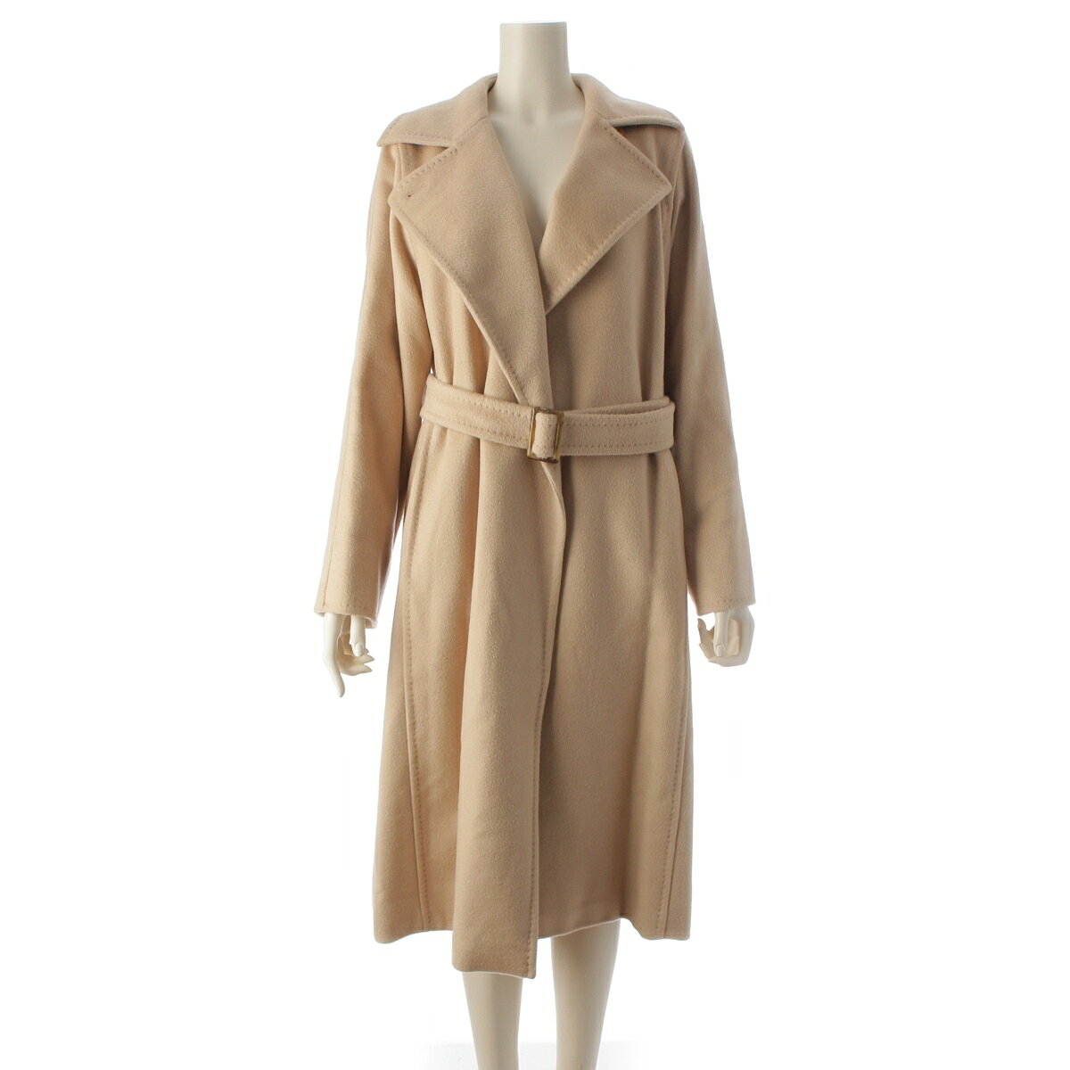 00s Max Mara イタリア製 白タグ ノータック コットン ツイル パンツ