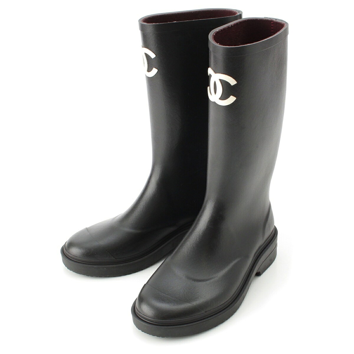 楽天市場】CHANEL レイン ブーツ（レディース靴｜靴）の通販