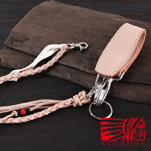 REDMOON レッドムーン ウォレットロープ&ホルダー 革 レザー RC-1[メンズ 男物 本革 サドルレザー 日本製 職人 匠 おしゃれ かっこいい 大人 ...