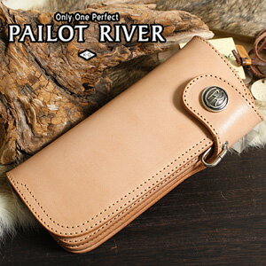 ブランド革財布（メンズ） PAILOT RIVER パイロットリバー 長財布 革 レザー 新PRコンチョ PR-CW02-A[メンズ 男物 本革 サドルレザー 日本製 職人 匠 財布 革財布 ウォレット 長財布 ロングウォレット おしゃれ かっこいい 大人 彼氏 男性 プレゼント]