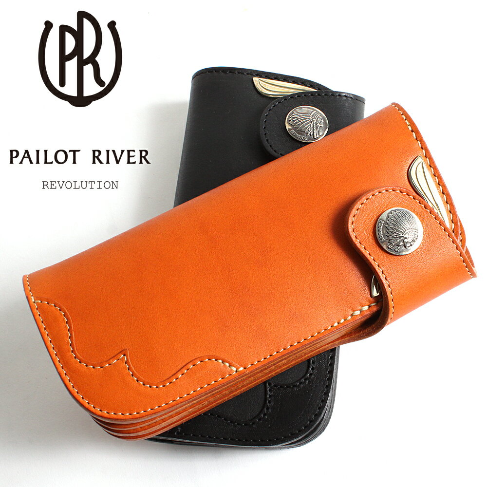 楽天REDMOON専門店 レッタンヨロズヤPAILOT RIVER パイロットリバー 長財布 革 レザー PR-CW02ZGE[メンズ 男物 本革 サドルレザー 日本製 職人 匠 財布 革財布 ウォレット 長財布 ロングウォレット おしゃれ かっこいい 大人 彼氏 男性 プレゼント]