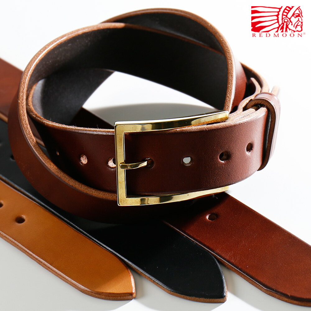 REDMOON レッドムーン Hand made Craft Original buckle Leather beltハンドメイド オリジナルバックル レザーベルト VB-5S5831