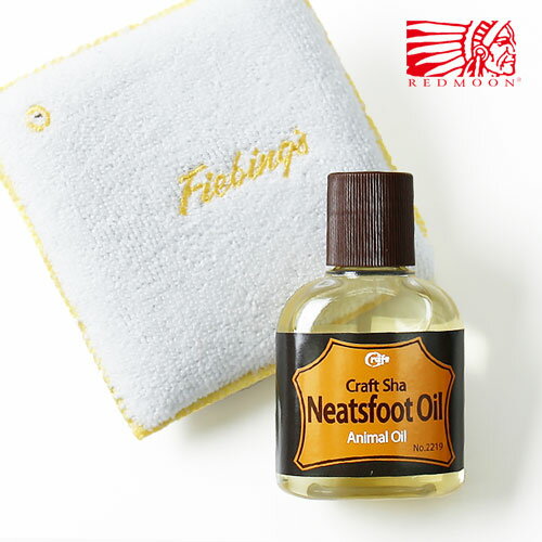 NEATFOOT OIL / ニートフットオイル オイルスポンジクロス付 neatsfoot [メンズ 男物 本革 保革油 100ml 植物性オイル REDMO...