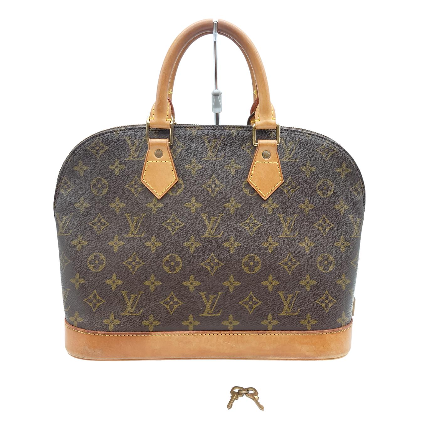 LV ルイヴィトン Louis Vuitton アルマ ハンドバッグ モノグラム ブラウン コーティングキャンバス レザー M51130 レディース【中古 Bランク】のサムネイル