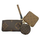 ルイヴィトン Louis Vuitton LV リバース ポシェット トリオ 小物 モノグラム ロゴデザイン シンプル シック 四角 丸 定番 ユニセックス き...