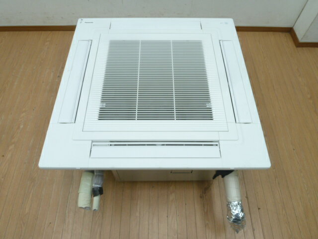 【中古】パナソニック 業務用 エアコン 天井カセット 4方向 天カセ 5馬力 昇降グリル付きパネル 2021年製 PA-P140U6HB ナノイーX エコナビ